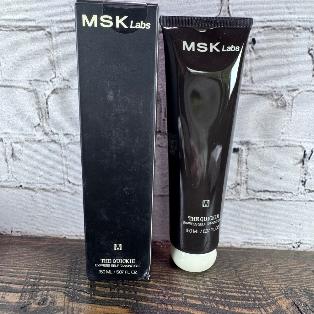 MSK Labs The Quickie Express Self Tanning Gel 150ml Hydrating Vegan Glow